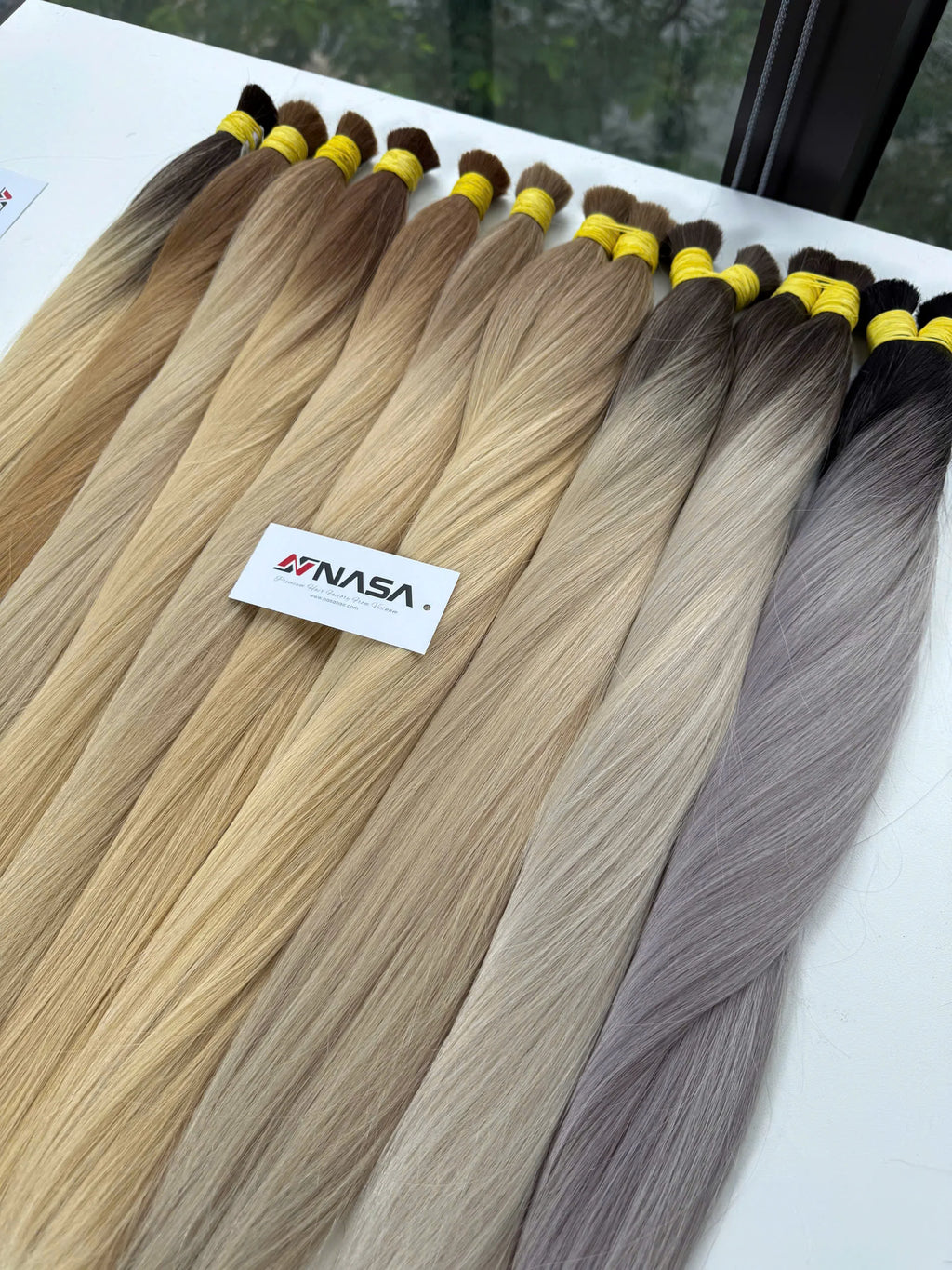 Super Double Drawn Blend Hair Weft NS38-07