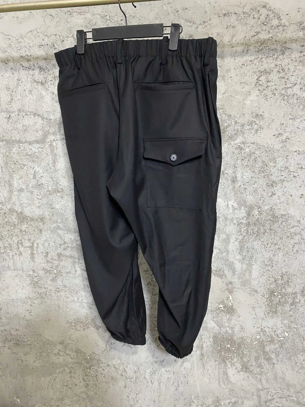 TOP-YAMAMOTO Japanese Men's original Design sense dress, large pocket deconstruction, loose pants, straight-leg pants