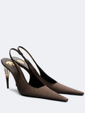 Ladies' Summer New High Heel Pointed Sandals Fashion Small Square Party Wedding Ladies' High Heel Sandals