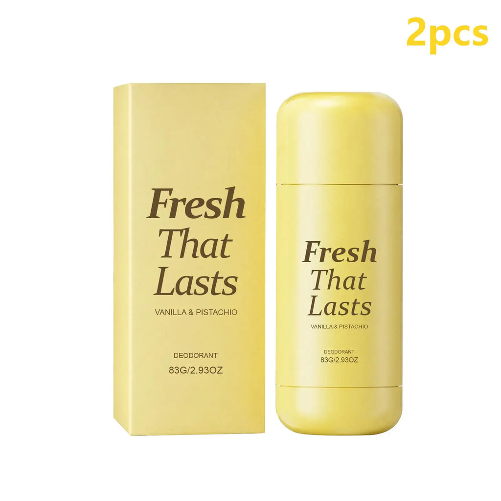 Vanilla Deodorant Stick Anti Odor Remover Refresh Moisturizing Skin Brightening Kojic Acid Turmeric Antiperspirant for Women 83g