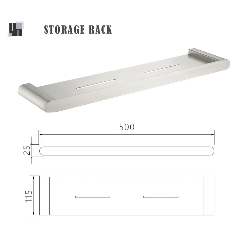 Bathroom Hardware Set Stainless Steel Bathroom Accessories Set Wall Mounted Towel Bar Towel Ring Toilet Paper Roll Holder Set