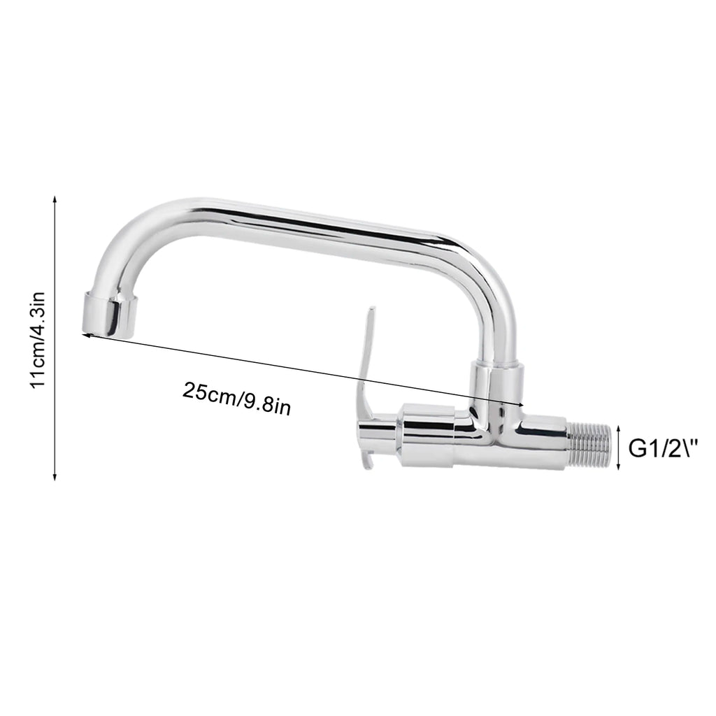 G1/2in Wall Mounted Single Cold Water Tap Sink Water Faucet for Home Kitchen Use  Water Faucet