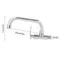 G1/2in Wall Mounted Single Cold Water Tap Sink Water Faucet for Home Kitchen Use  Water Faucet