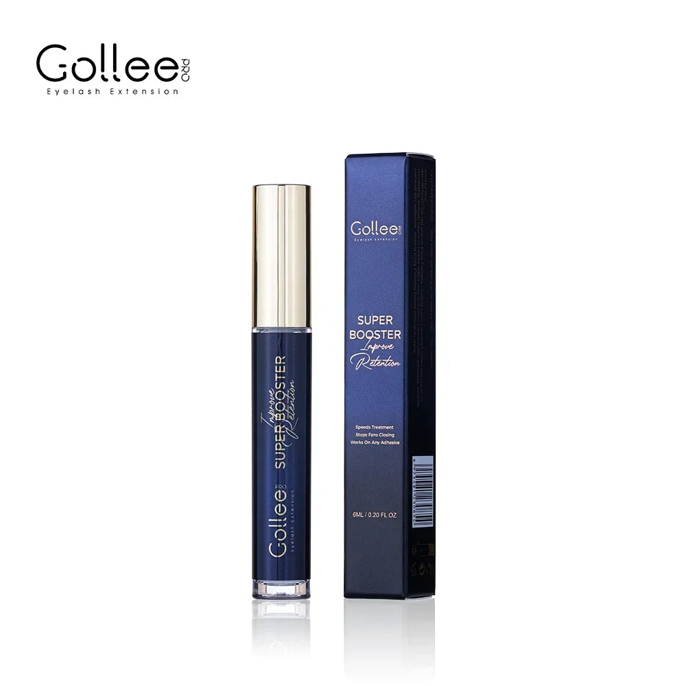 Gollee Super Booster Glue Accelerator for Eyelash Extension Glue Stop Fans From Closing Lash Make Fans Bonder Glue Help Adhesive