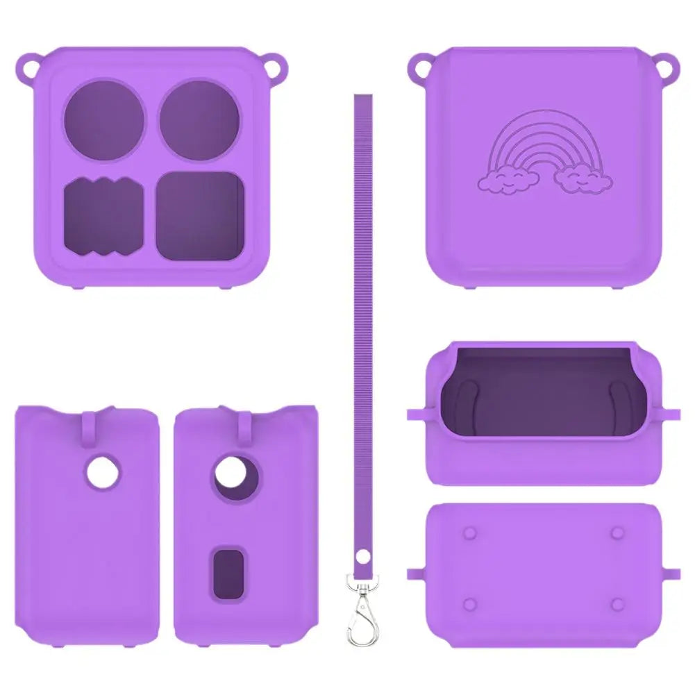 Small Audio Player For Yoto Mini, 360° Shockproof Cover with Lanyard, Lightweight Protector with Waterproof Stain-Resistant