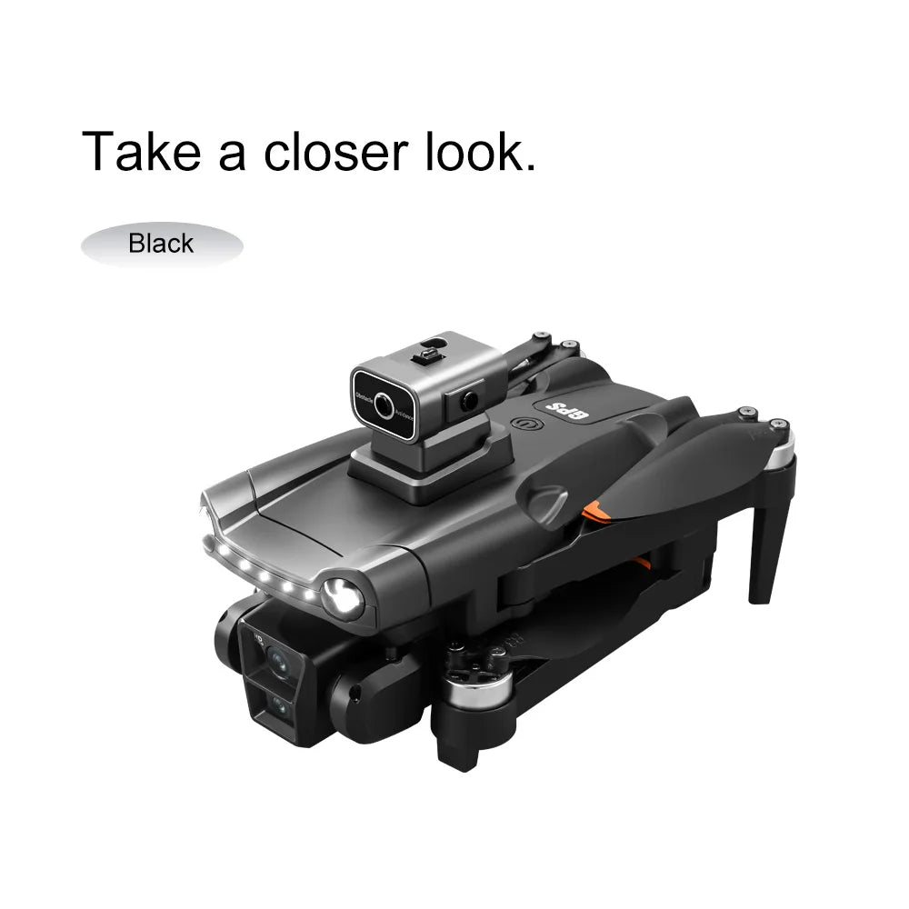Original V198MAX Drone 8K Profesional FPV Brushless Laser obstacle avoidance Aerial Optical Foldable Quadcopter Mini 4K Dron