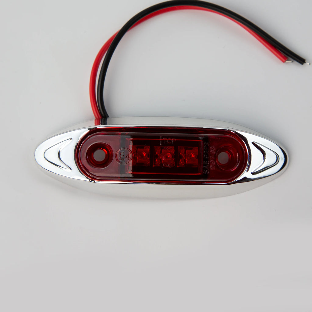 10PCS Universal LED Clearance and Side Marker Lights Piranha styling for Trucks Trailers Boats Cars Bus 12-24V Tail Indicators