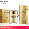 Snail Face Cream + Retinol Eye Serum Massage Roller 2pcs/Lot for Moisturizing Eye Bag Face Cream Skin Care Products