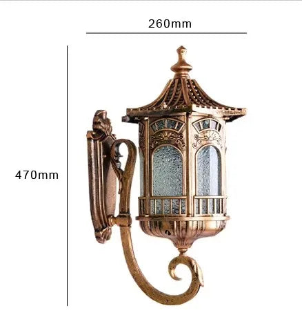 outdoor door balcony lamp waterproof garden light creative villa exterior wall sconce retro porch lighting