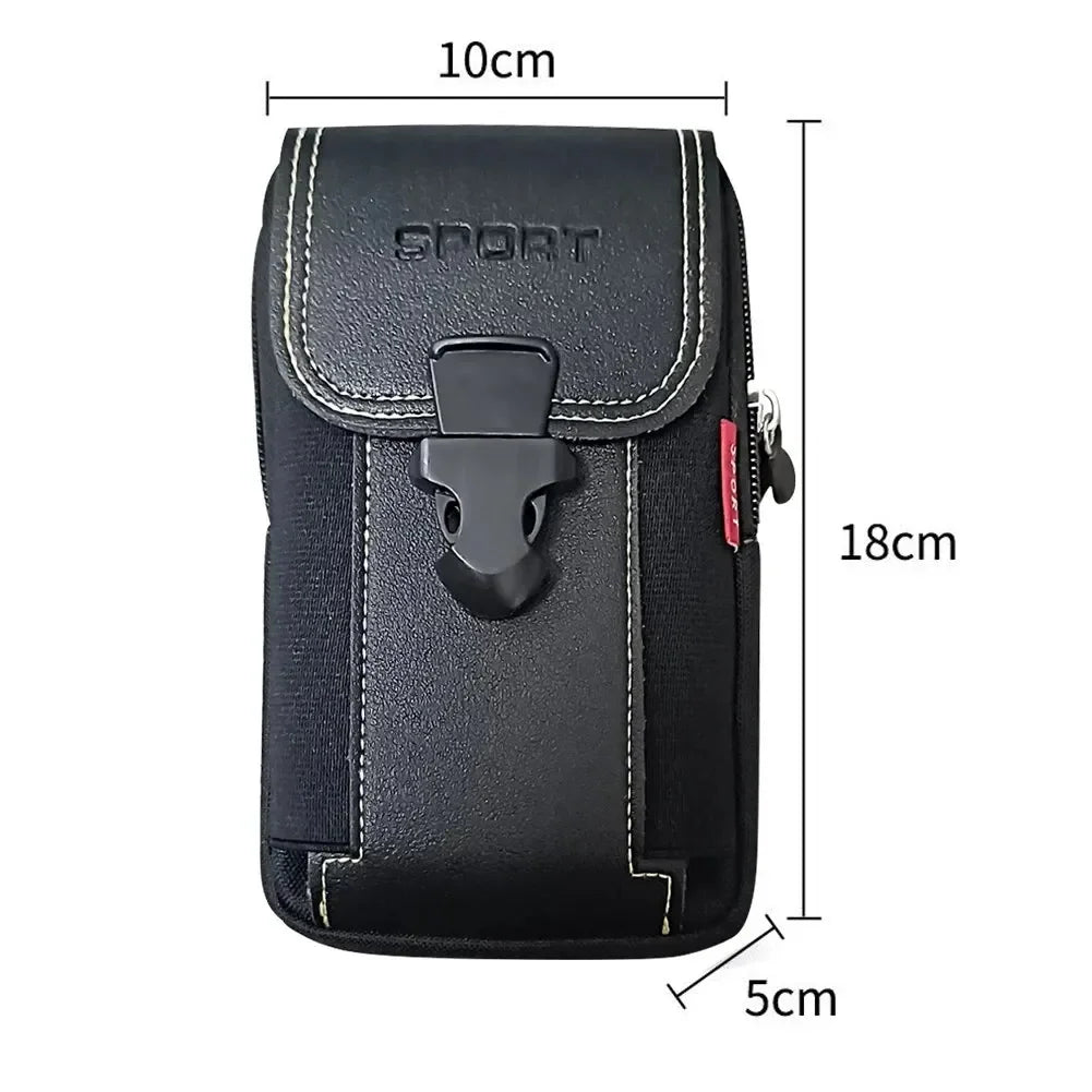 Unisex Belt Pouch Phone Pouch Phone Holster Pouch Mobile Belt Pouch Small Tactical Belt Backpack Card Holder