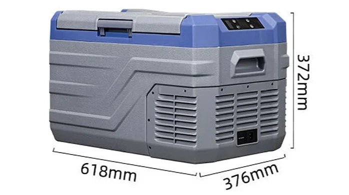 35L Car Fridge, 12V/24V Portable Refrigerator with APP Control, Compressor Cooler for RV/Truck/Camping, -20℃~20℃, Freezer