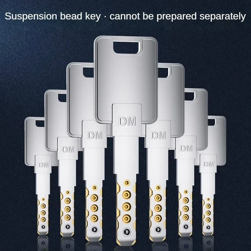 65-130MM High Quality European Standard Lock Cylinder,Super C-Level Anti-Theft Door Lock Cylinder,Household Copper Lock 8 Keys