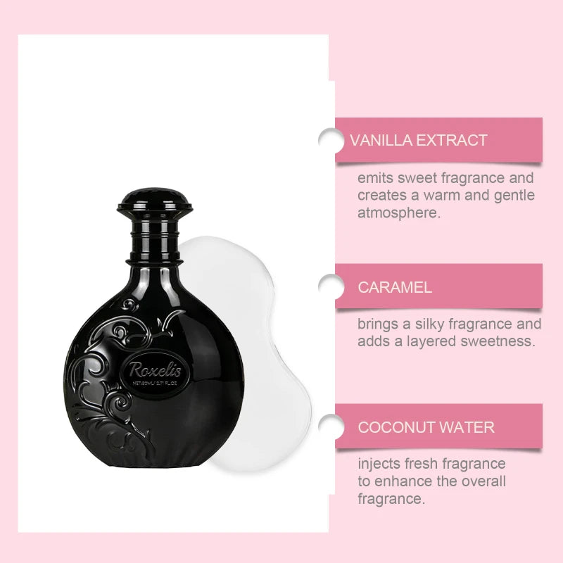 Dubai Arabian Perfume Spray Jasmine Floral Scent Natural Fresh Soft Sweet Charming Romantic Date Night Fragrance Elegant Aroma