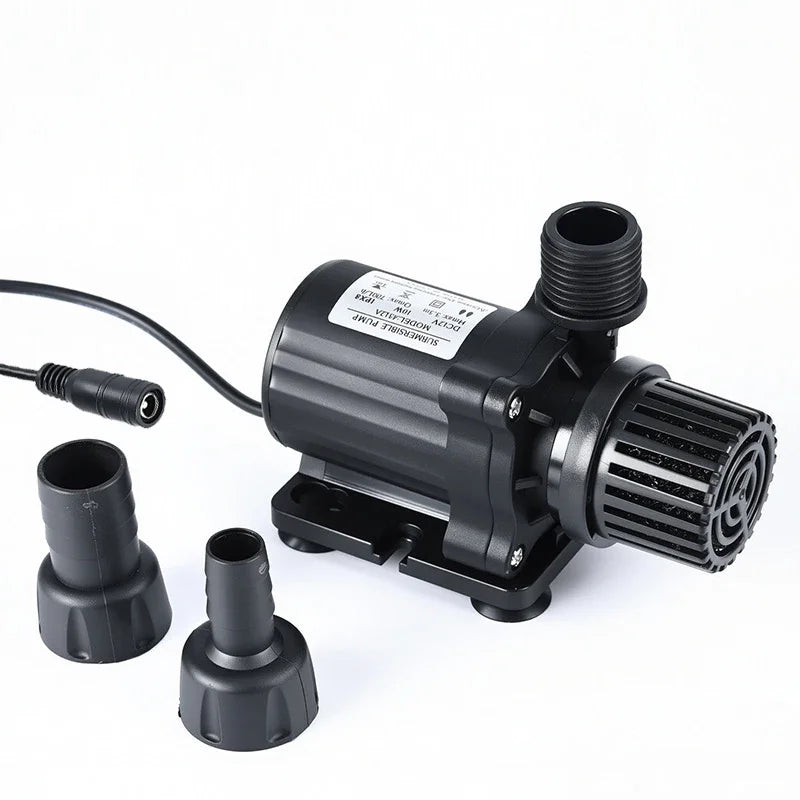 DC12V Water Pumps Lift 5M 500/800L/H Solar Brushless Motor Water Circulation Water Pump Ceramic Shaft Ultra Quiet Submersibles