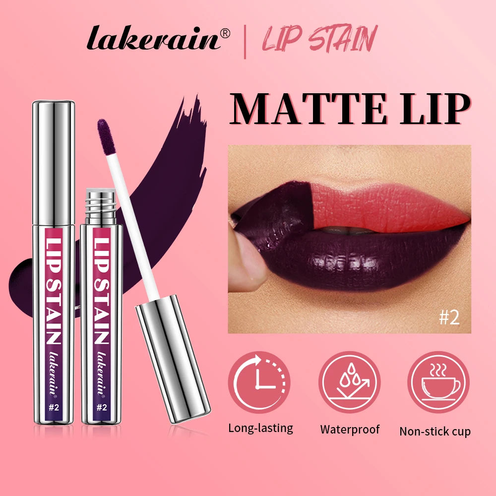 3pcs/set Peel Off Lip Stain Set Long-Lasting Waterproof Lip Tint Transfer Proof Non-stick Cup Natural Lip Stain Female Makeup