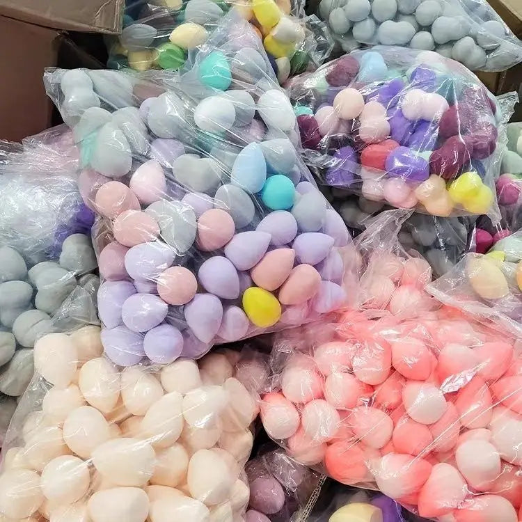 Colorful Mini Makeup Sponge Cosmetic Puff for Blending Foundation Powder Dry Wet Use Concealer Face Puffs Makeup Eggs Gourd Tool