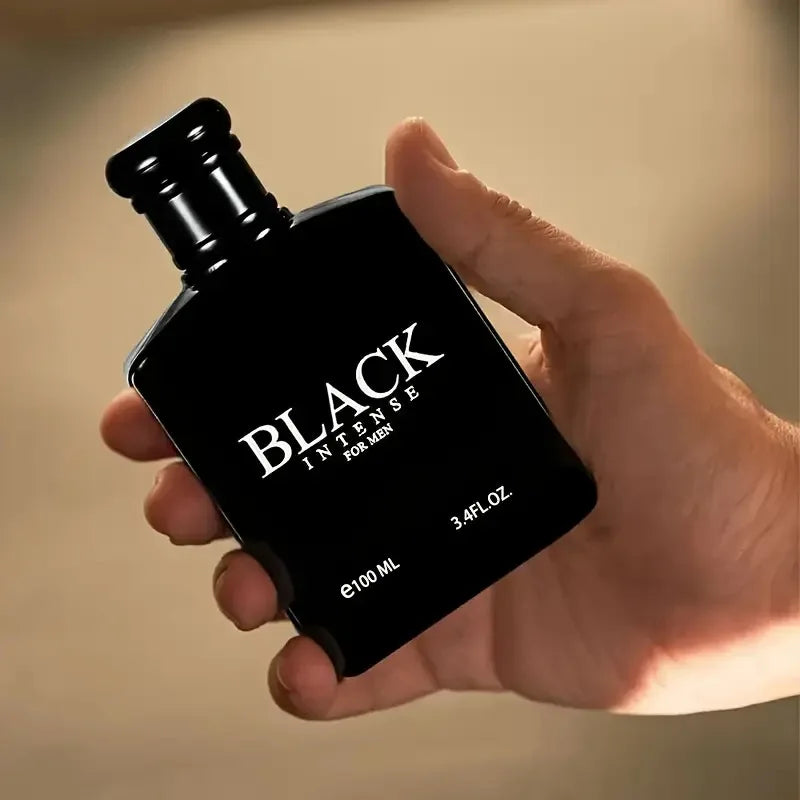100% Brand-Original, High-Quality Men's Pure Black Perfume: Elegant Blackcurrant and Sandalwood, 100ml