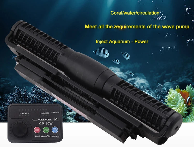 Jebao Jecod Marine Aquarium Wave Maker For Wireless Master Slave Pump Control WIFI DCW MCP 70 90 120 150 Cross Flow Wave Pump