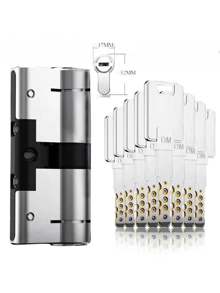 65-130MM High Quality European Standard Lock Cylinder,Super C-Level Anti-Theft Door Lock Cylinder,Household Copper Lock 8 Keys