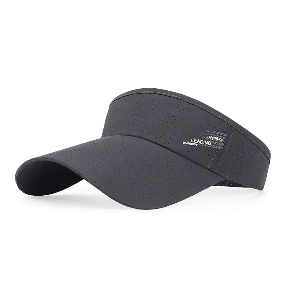 Men Women Breathable Sun Hat Adjustable Quick-drying Sports Visor Top Empty Casual Beach Hat Tennis Baseball Cap