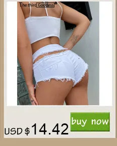 Sexy Hole Denim Shorts Women 2026 Summer Night Club Party Short Jeans Y2K Streetwear Hot Pants Twerk Shorts Jean Woman Clothing