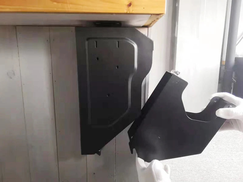 Biometric Slider Handgun Safe for Nightstand, Quick Access Pistol Safe with Fingerprint