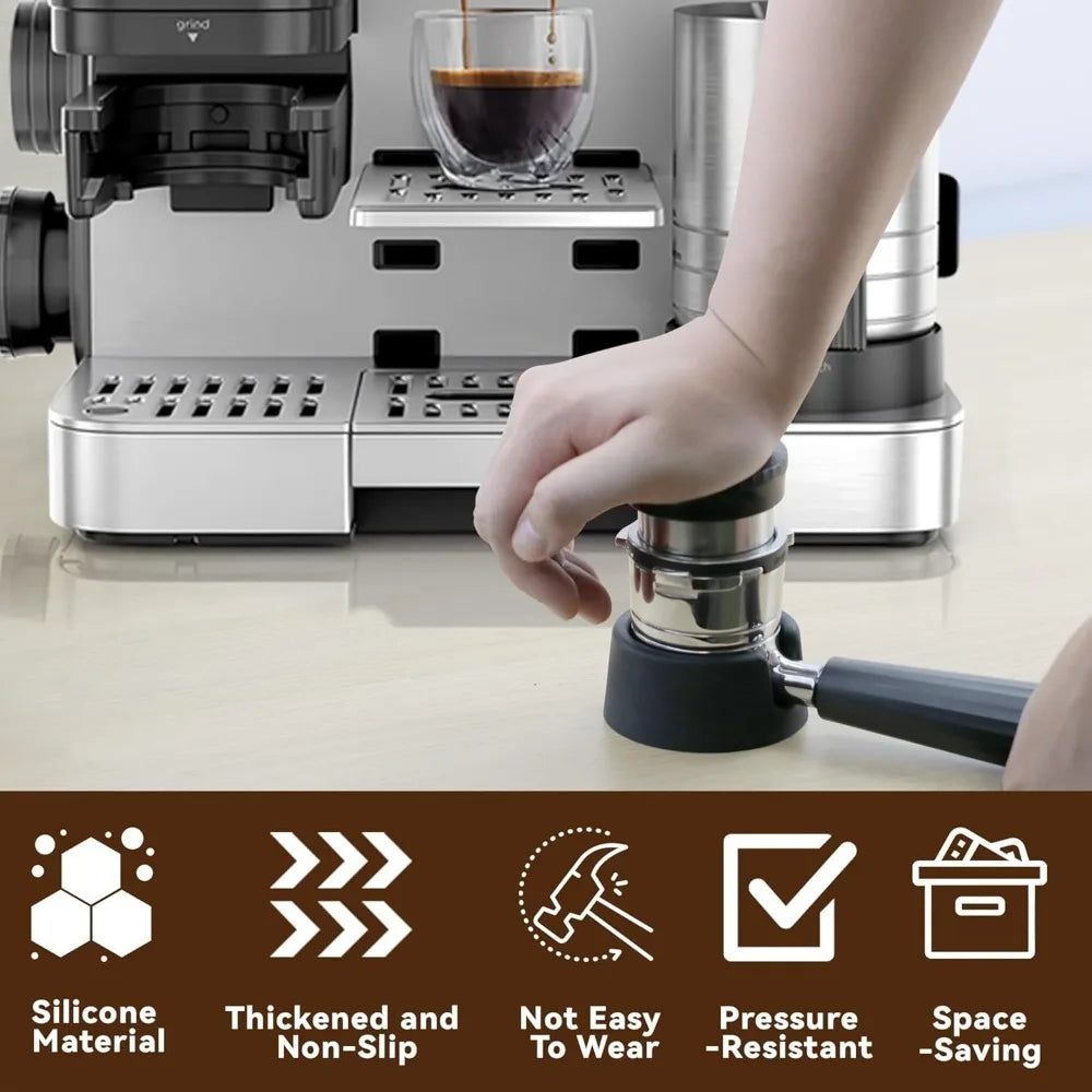 Portafilter Holder Compatible With Ninja Espresso Machine, Espresso Tamping Station for Ninja Luxe Cafe ES601 ES701