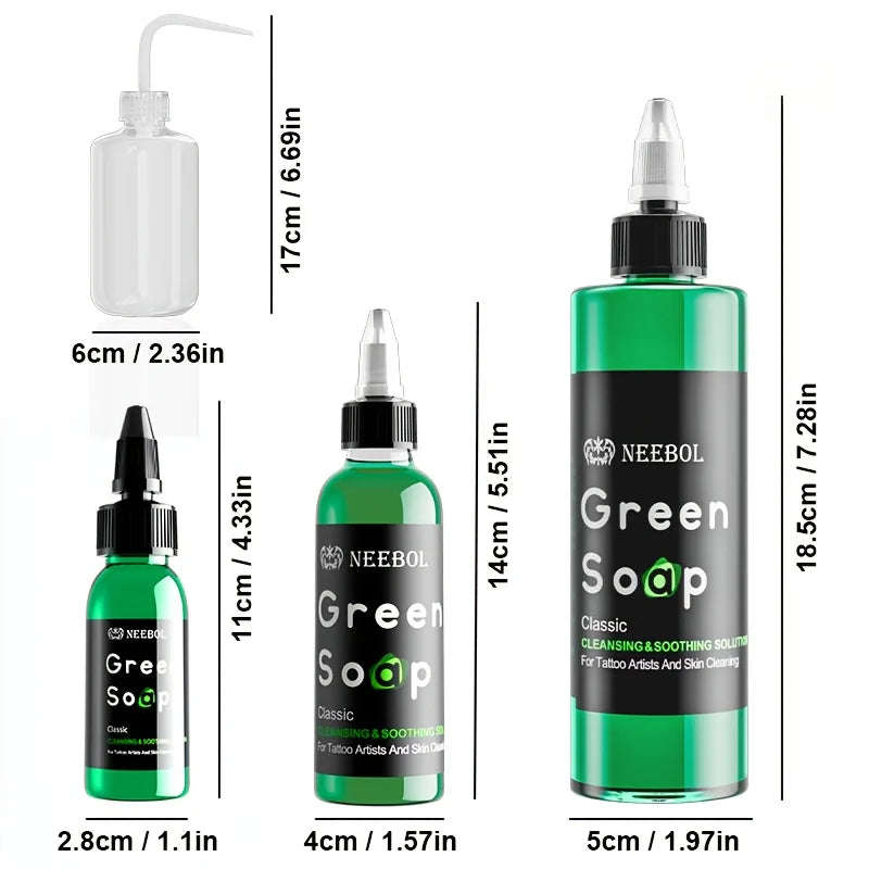 Permanent Tattoo Removal SoapTattoo Remover Gel Tattoo Liquid Cleaning Solution Tattoo Cleaning
