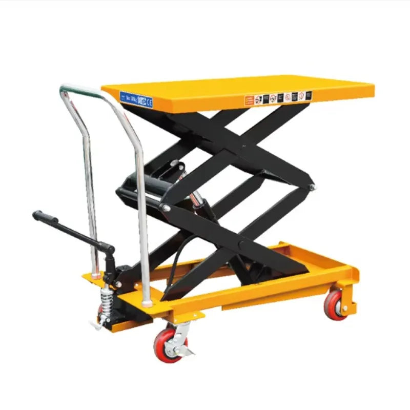 200 kg manual hydraulic lift trolley/hydraulic platform truck
