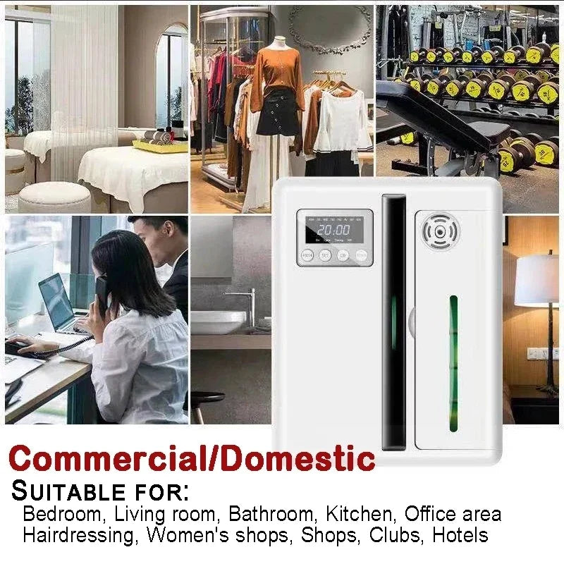 200ml New Model Bluetooth 300CBM Fragrance Scent Air Machine App Control Essential Oil Aroma Diffuser for Hotel Business KTV