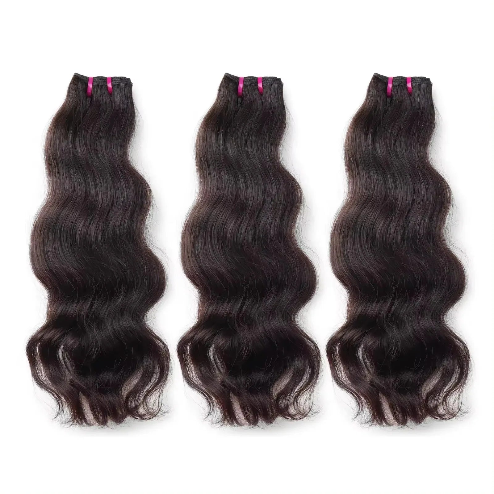 100% Virgin Brazilian Hair Cuticle Aligned Remy Grade Machine Double Weft Hair Extensions Best Quality Black Women Wholesale