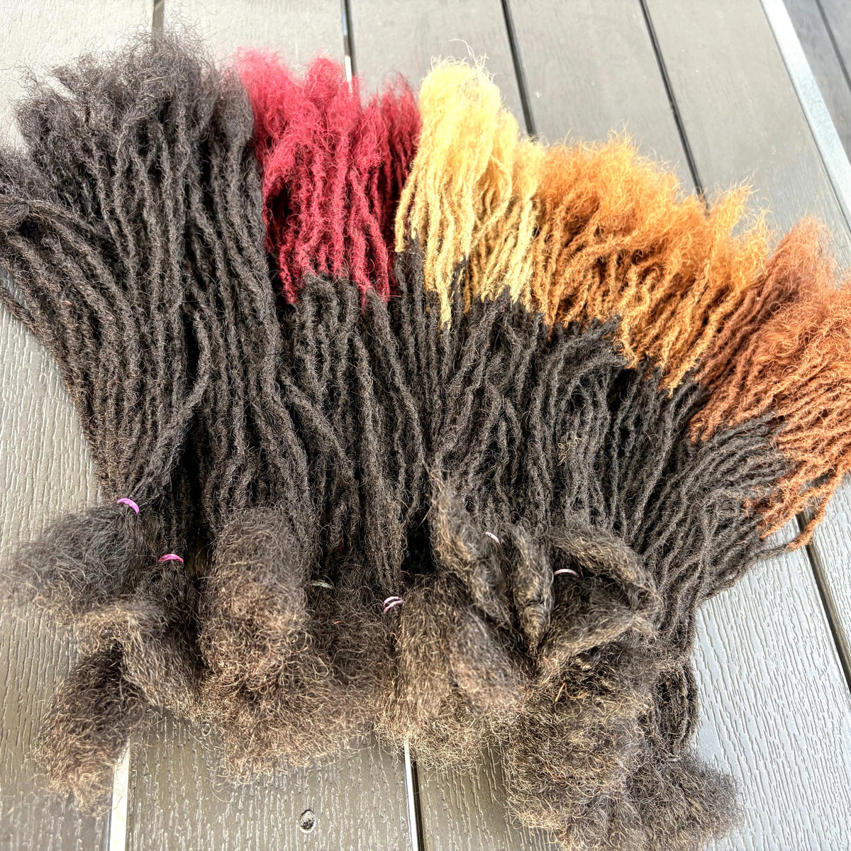 Colored 10inch 0.2cm Handmade Inter Loc Extension Human Hair Permanent Micro Locs Extensions Natural Looking Soft Sisterlocks