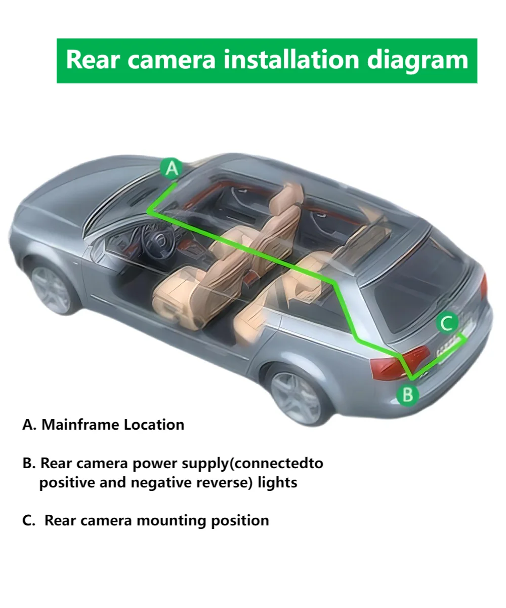 Aprilboy 10'' 4K Mirror Dash Cam Dual Camera with Wireless Carplay Android Auto Parking Assistance Loop Recording Navigation