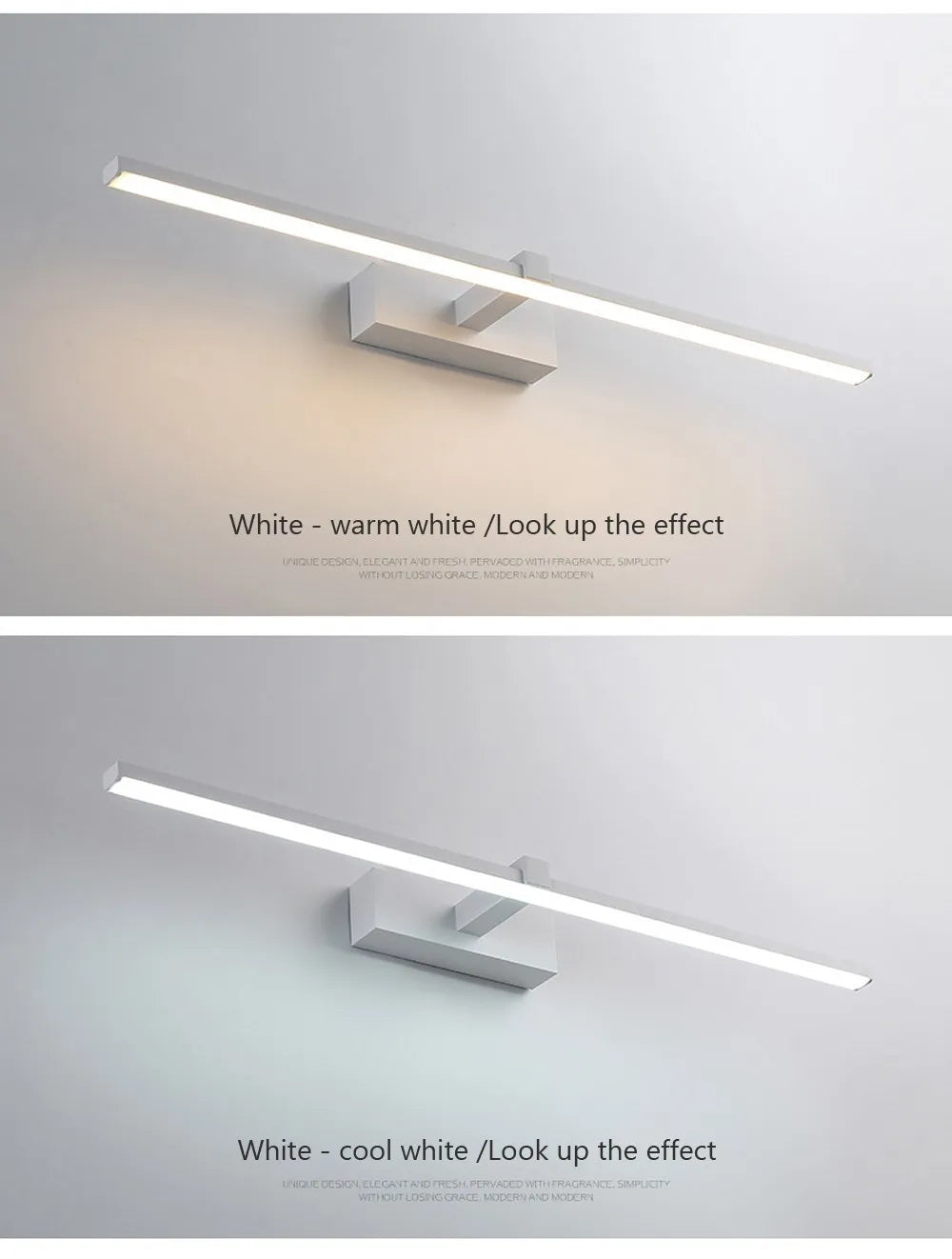 Modern LED Indoor Wall Lights, Bathroom Mirrors, Headlights, Study Rooms, Bedrooms, Waterproof, Creative Wall Lights, Lighting