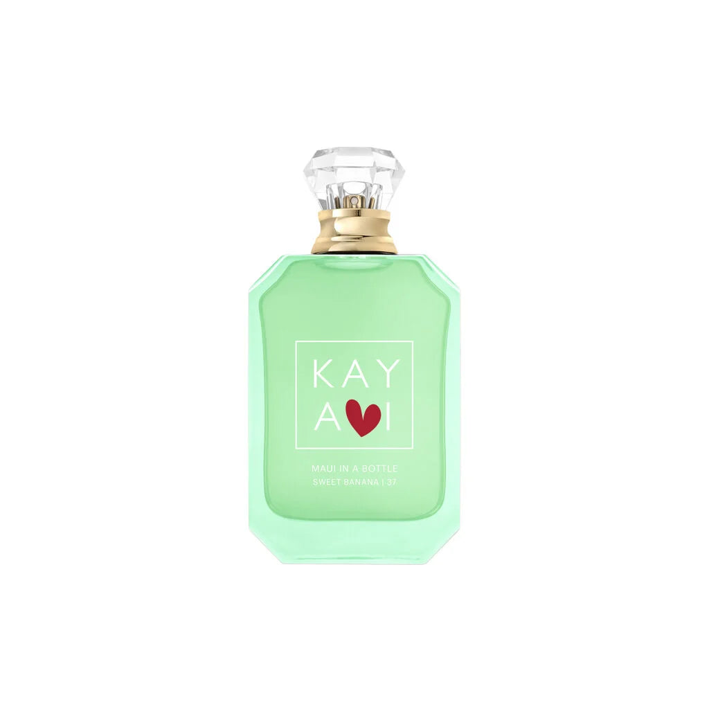 Women Tropical Fruity Eau De Parfum, Sweet Banana Coconut Scent, Long Lasting Vacation Vibe Perfume for Holiday Gift
