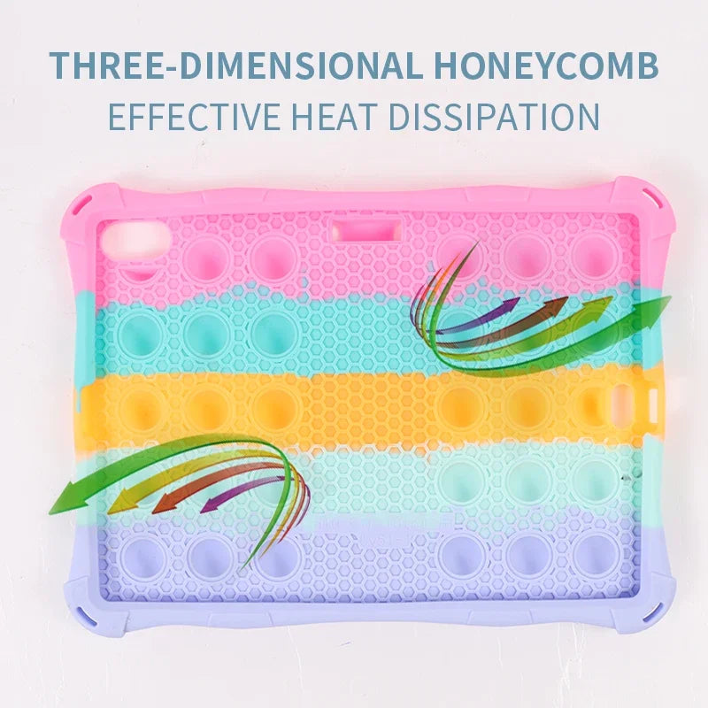 For Apple iPad 10 9 Inch 2022 Case Tablet Kids Folding Cover for iPad Air5 10.9 2022 Mini 3 4 5 6 Pro 11 9.7 10.2 2019 2020 2021
