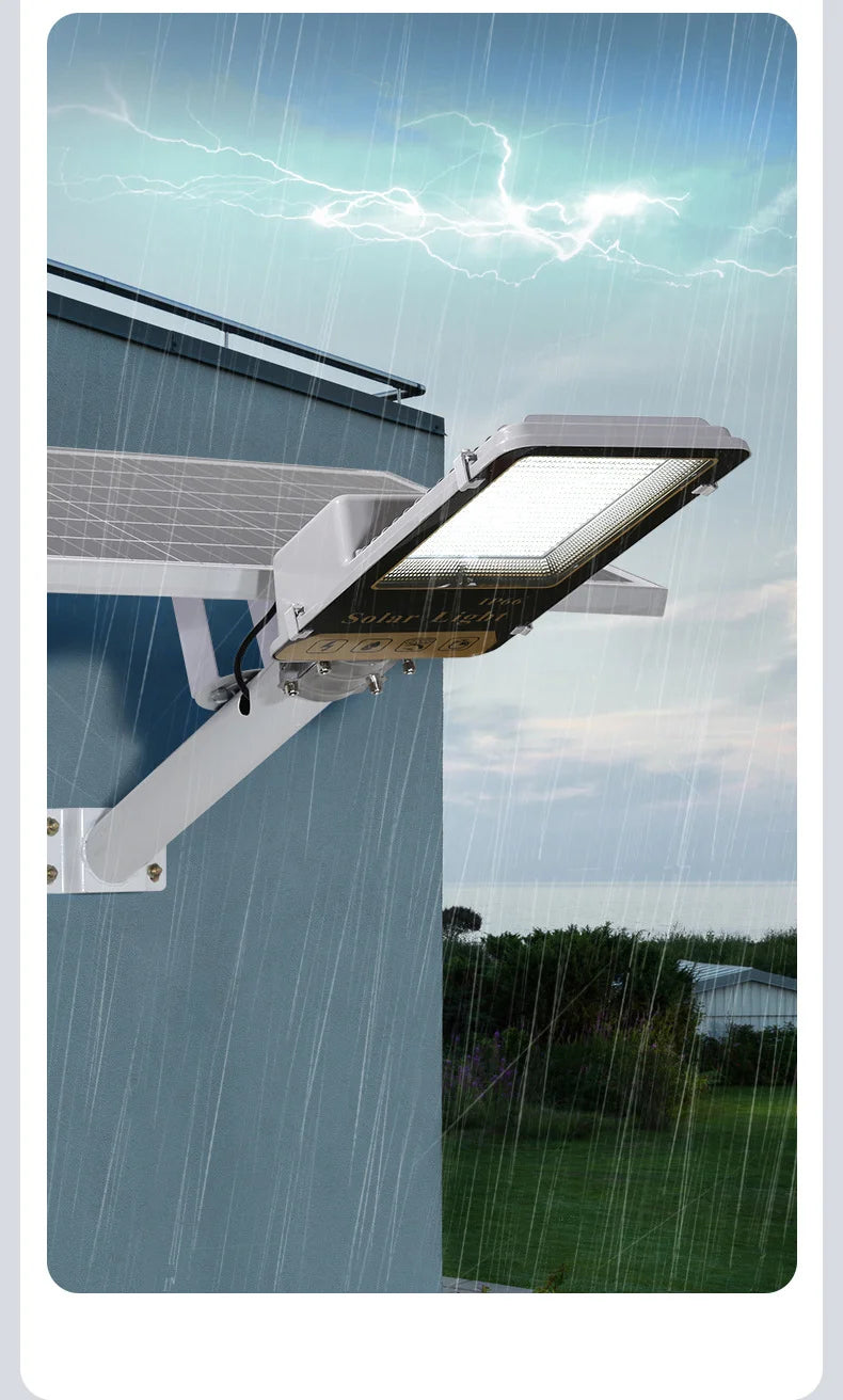 Upgrade Solar Street Light Outdoor Garden Courtyard Led Lamp Backyard Street Lamps Security Flood Lighting Remote Control  Pole