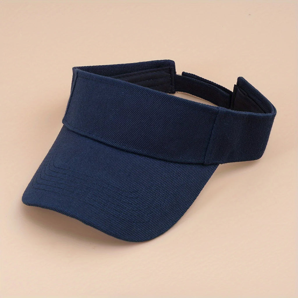 new solid color hollow top hat adjustable duck tongue hat sun hat summer men women suitable for sports riding daily out running