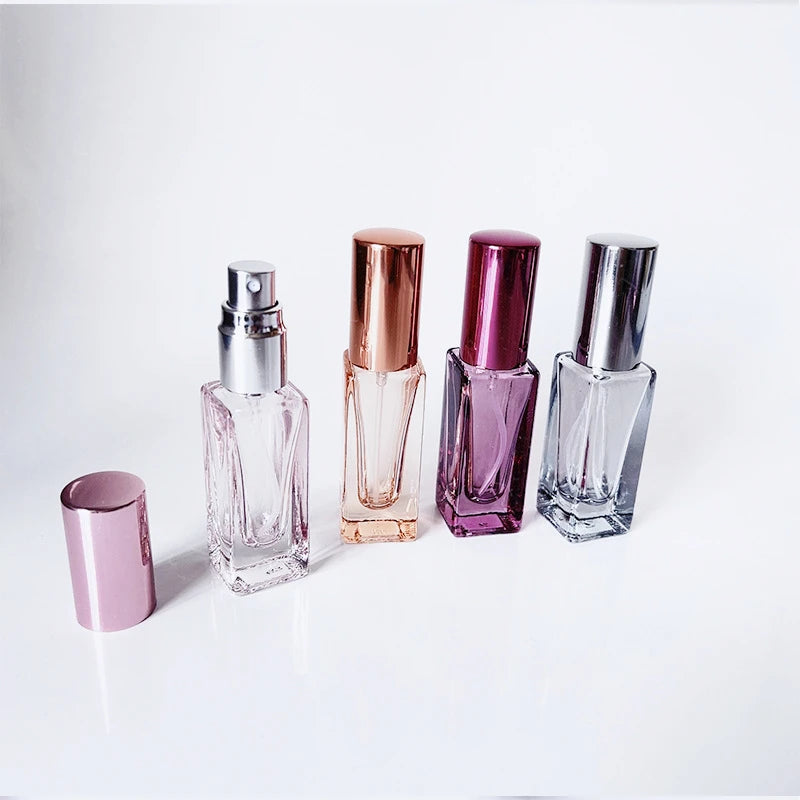 4PCS 10/20ml High Quality Perfume Spray Bottle Empty Glass Parfum Atomizer Travel Cosmetic Bottl Sample Vials Refillable Mini