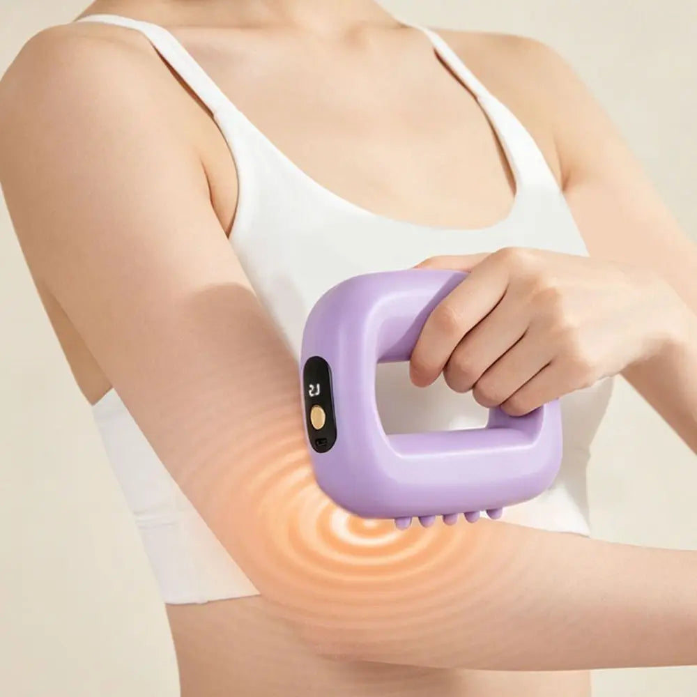 Portable Electric Fascia Massage Ring Ergonomic Fat Burning Electric Body Slimming Machine Adjustable Speed with Belt