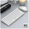 FRIWOL KT-100 Wired  Keyboard Mouse Set 78 Key Mini Portable Keyboard USB Desktop Laptop Office Home Light voice