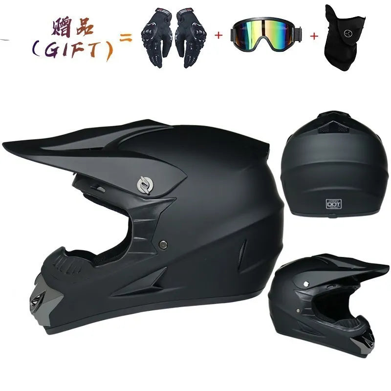 Off-road Motorcycles Adult Motocross Helmets ATV Downhill MTB DH Hood Helmets  Capacetes DOT Approved DOT