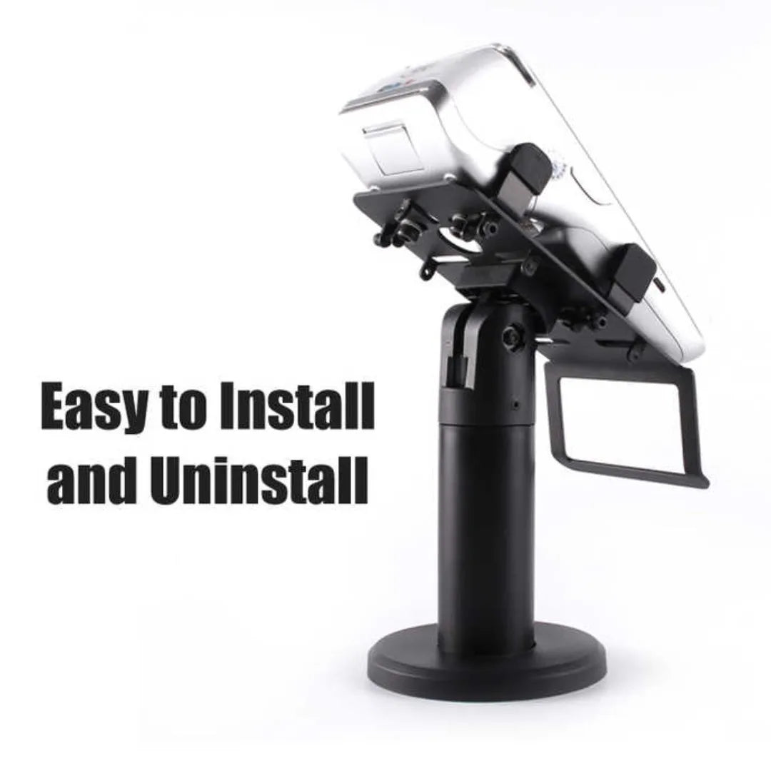 Metal POS Terminal Machine Stand with Adjustable Size Function Suitable for Universal MPOS and POS Machine Devices Bracket Mount