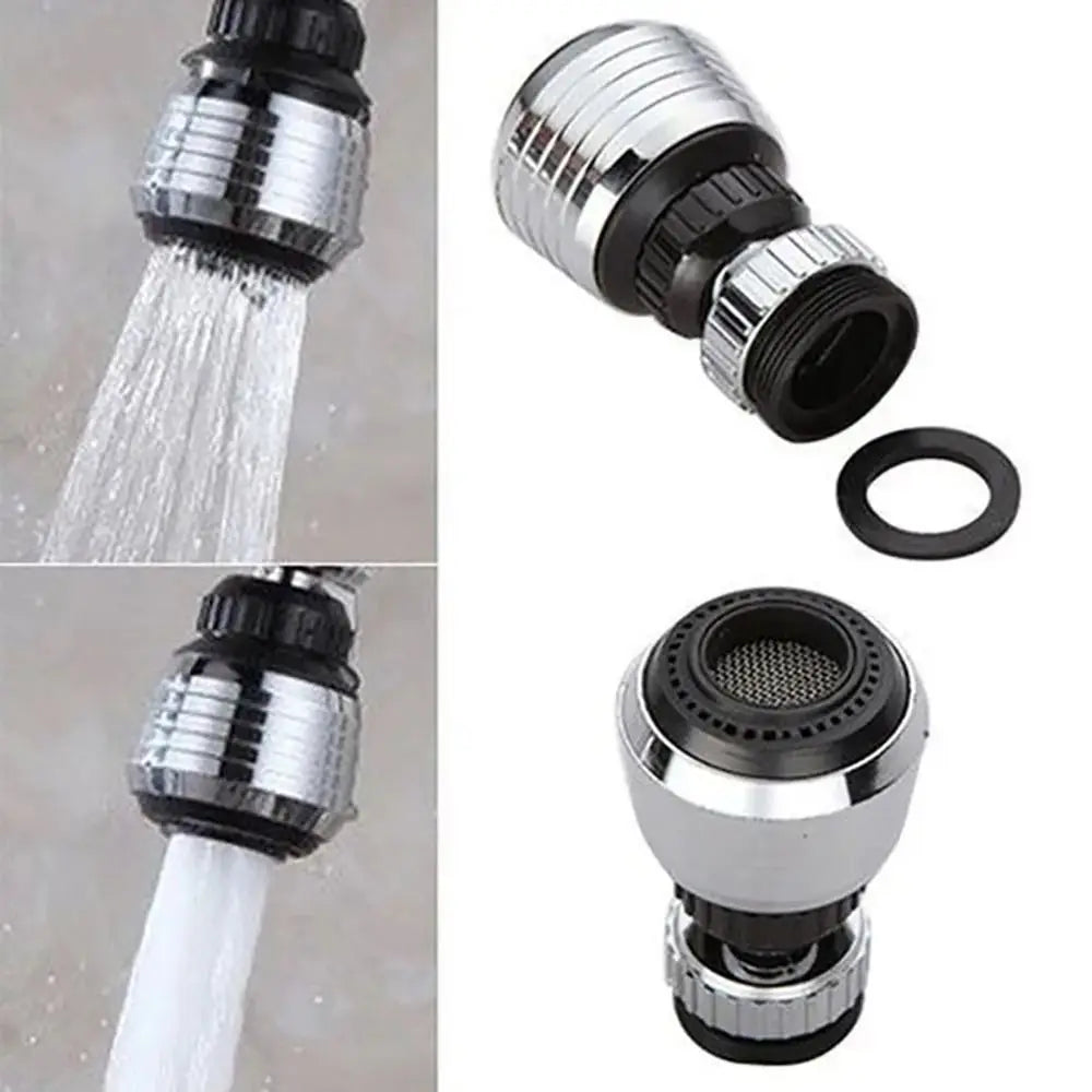 1Set Booster Nozzle Extender 360 Degree Faucet Water Saver Universal Rotating Bubbler Dual Mode Bathroom Kitchen Tools