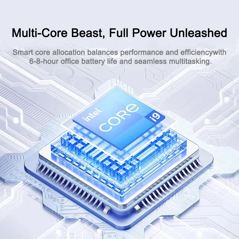 2026 HOT 15.6" Laptop 32GB 2TB Windows 11 Intel Core I9 9900 Gaming Computer PC 1920*1080 HD Gamer Office Ultra Slim Notebook