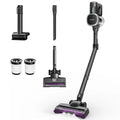 Lubluelu P5 Cordless Vacuum Cleaner 45kPa Strong Suction 50min Runtime Self-Standing  Anti-Tangle for Floors/Carpets