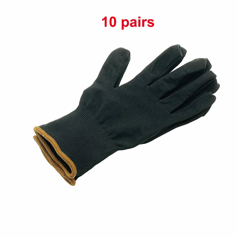 ALIWRAP 5/10Pairs Vinyl Car Wrap Gloves Window Tinting Film Application Protect Tool Nylon Anti-Static Wrapping Tint Work Gloves