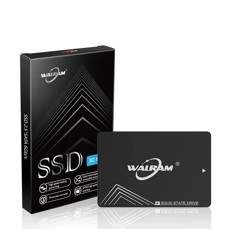 WALRAM 2.5 SATA 3 SSD 1 TB HDD Laptop Internal SATA3 Hard Disk 1TB 512GB 240GB 256GB 128GB 120GB Solid State Drive For Desktop