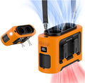 14500mAh Multifunctional USB Waist Clip Fan with Light, Plastic Portable Cooling Fan for Car Outdoor Home