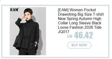 [EAM] Women Wine Red Topstitched Big Size Elegant Blazer New V-neck Long Sleeve Jacket Fashion Tide Spring Autumn 2026 1DH7919